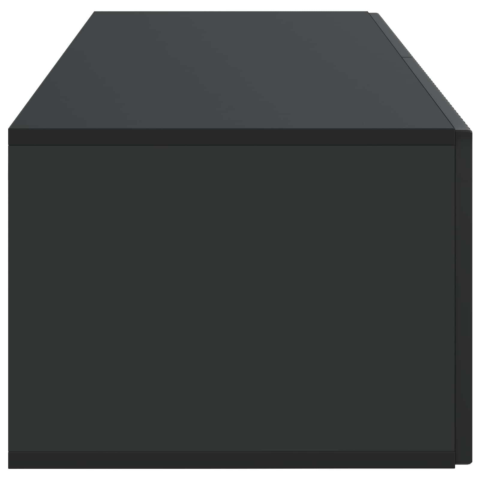 Wandbeugel TV-kast Zwart 98 x 41 x 30 cm Bewerkt hout