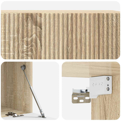 Wandbeugel TV-kast Sonoma Eiken 98 x 41 x 30 cm Bewerkt hout