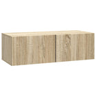 Wandkast TV 98x41x30 cm bewerkt hout Sonoma eiken