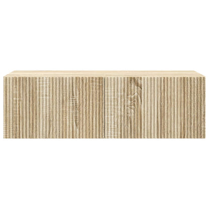 Wandbeugel TV-kast Sonoma Eiken 98 x 41 x 30 cm Bewerkt hout