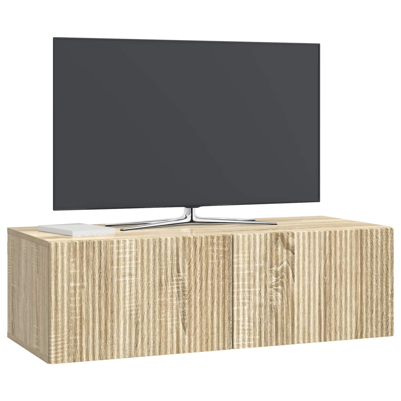 Wandbeugel TV-kast Sonoma Eiken 98 x 41 x 30 cm Bewerkt hout