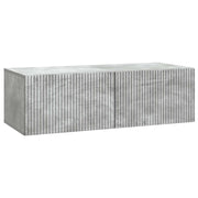 Wandkast TV 98x41x30 cm betongrijs bewerkt hout