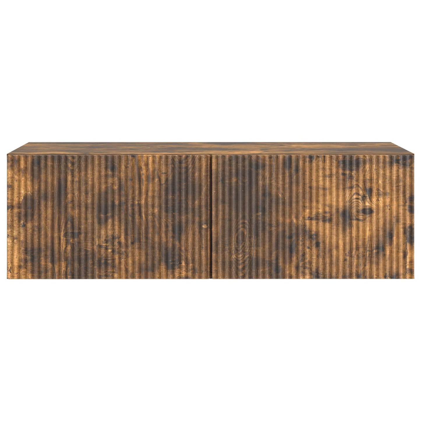 Wandbeugel TV-kast Gerookt eiken 98 x 41 x 30 cm Bewerkt hout