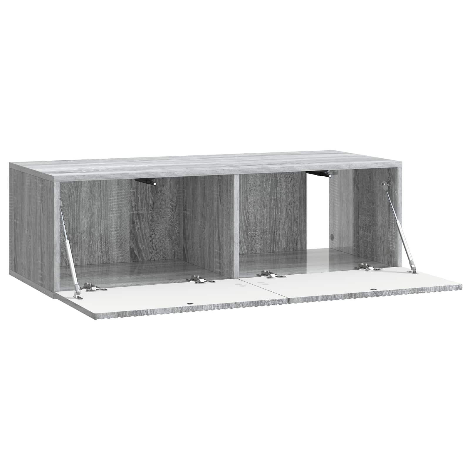 Wandbeugel TV-kast Grijs sonoma 98 x 41 x 30 cm Bewerkt hout