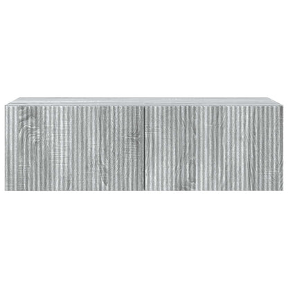 Wandbeugel TV-kast Grijs sonoma 98 x 41 x 30 cm Bewerkt hout