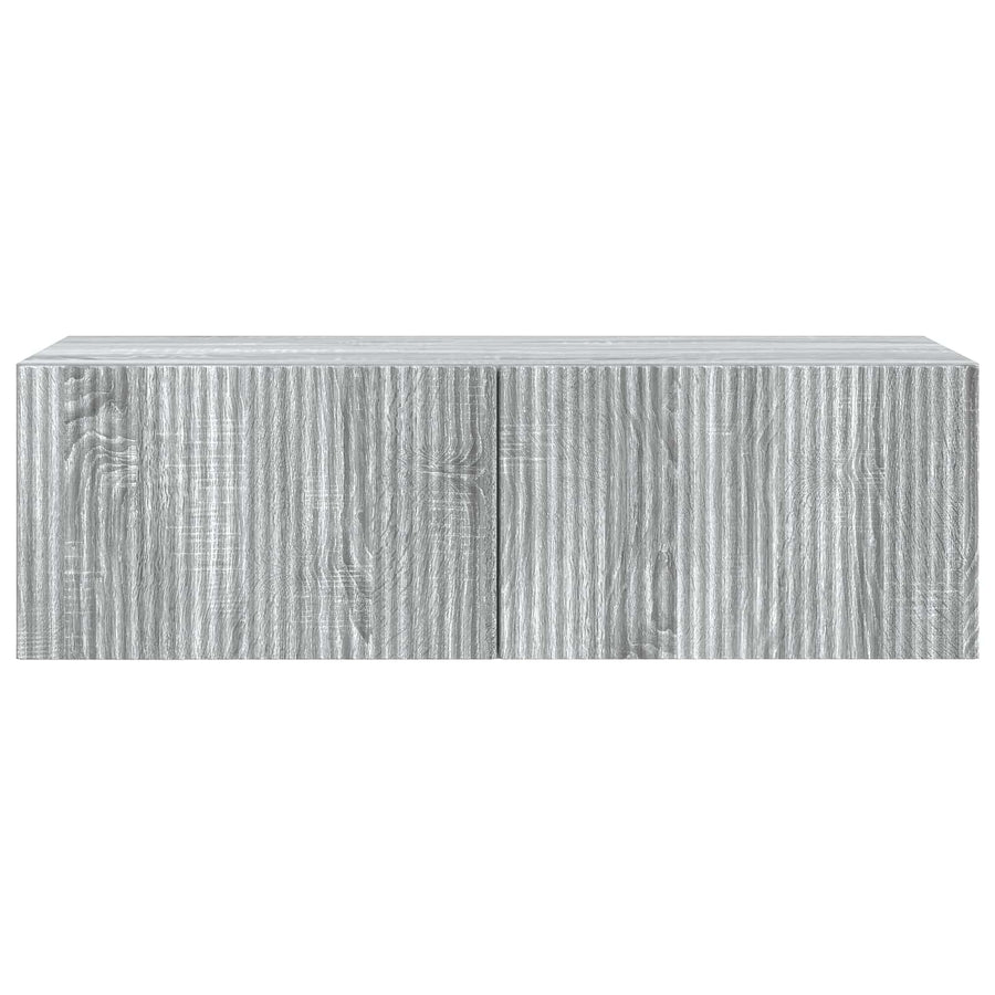 Wandbeugel TV-kast Grijs sonoma 98 x 41 x 30 cm Bewerkt hout