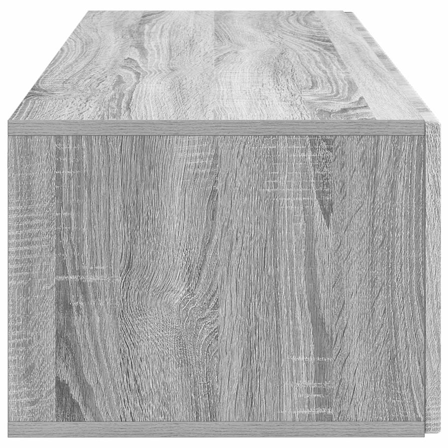 Wandbeugel TV-kast Grijs sonoma 98 x 41 x 30 cm Bewerkt hout