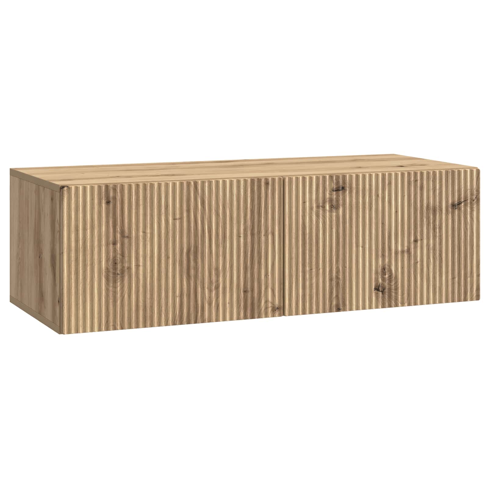 Wandbeugel TV-kast Artisanaal eiken 98 x 41 x 30 cm