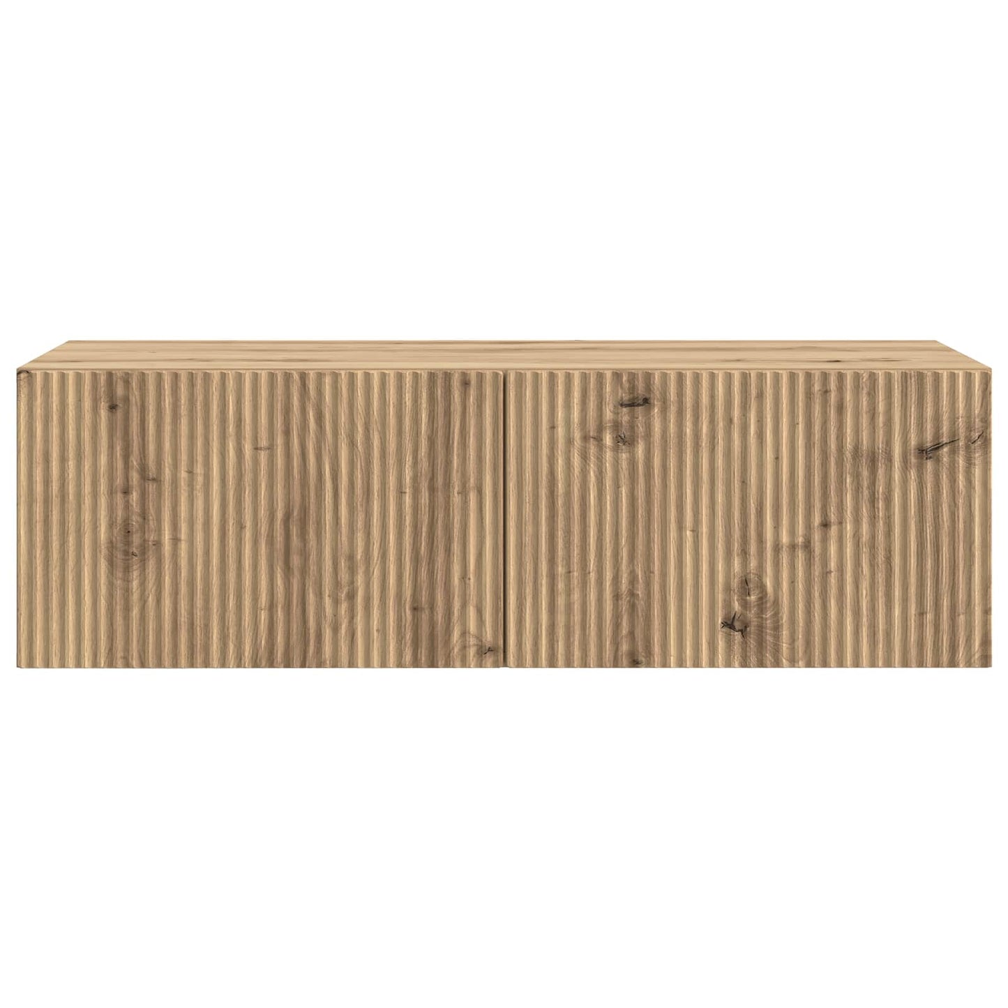 Wandbeugel TV-kast Artisanaal eiken 98 x 41 x 30 cm