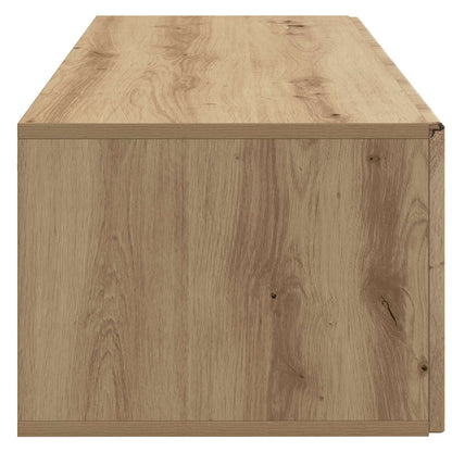 Wandbeugel TV-kast Artisanaal eiken 98 x 41 x 30 cm