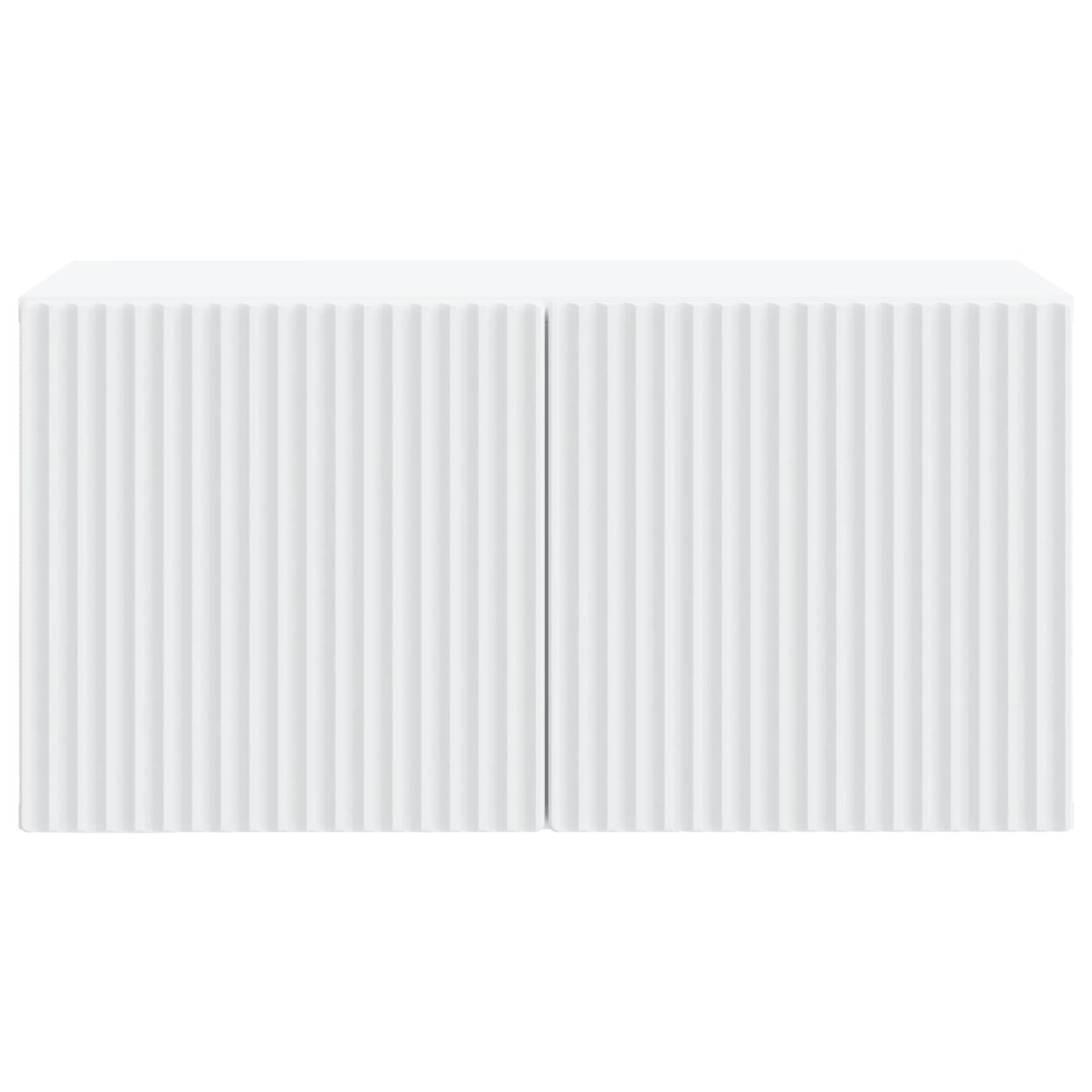 Wandbeugel TV-kast Wit 59,5 x 31 x 30 cm Bewerkt hout