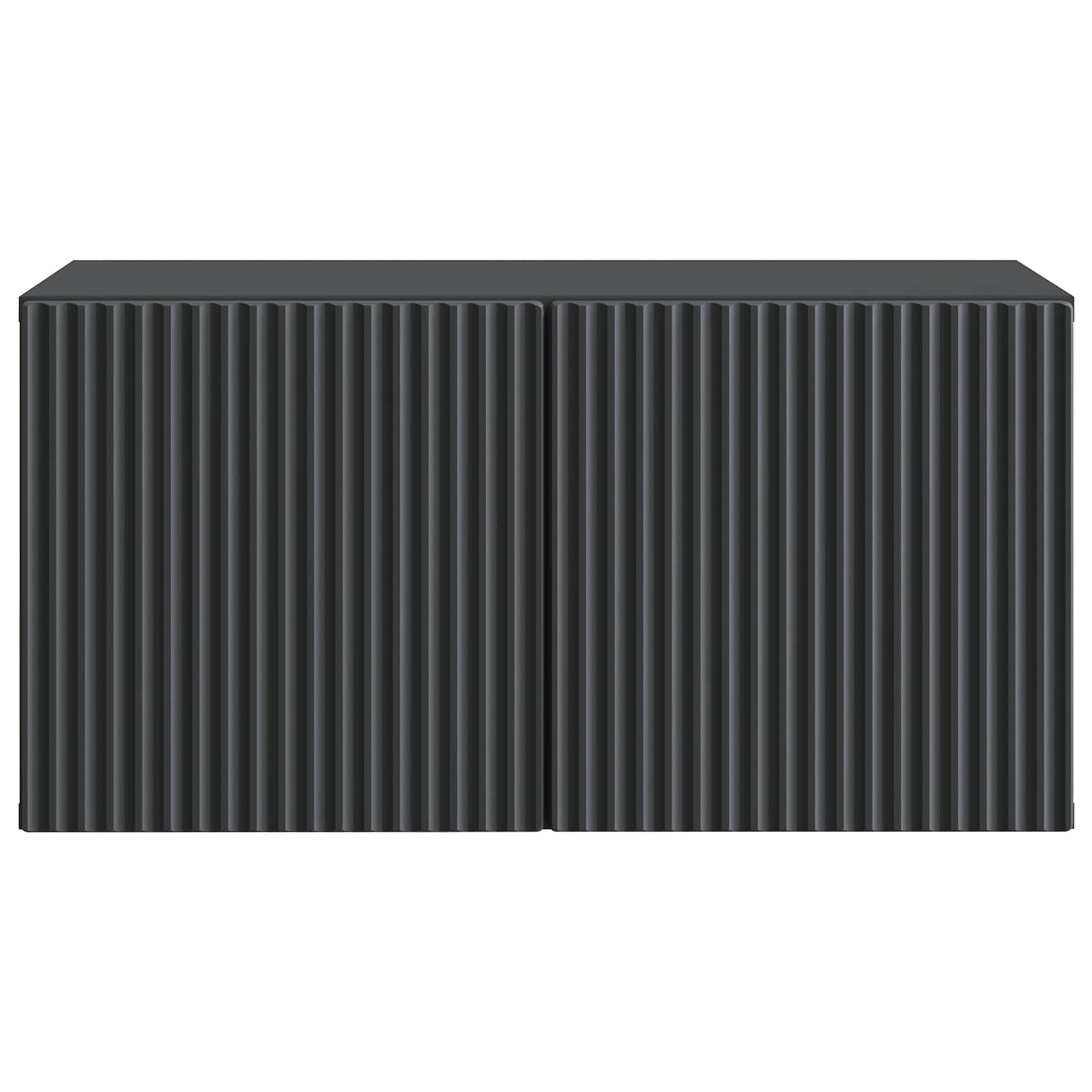 Wandbeugel TV-kast Zwart 59,5 x 31 x 30 cm Bewerkt hout