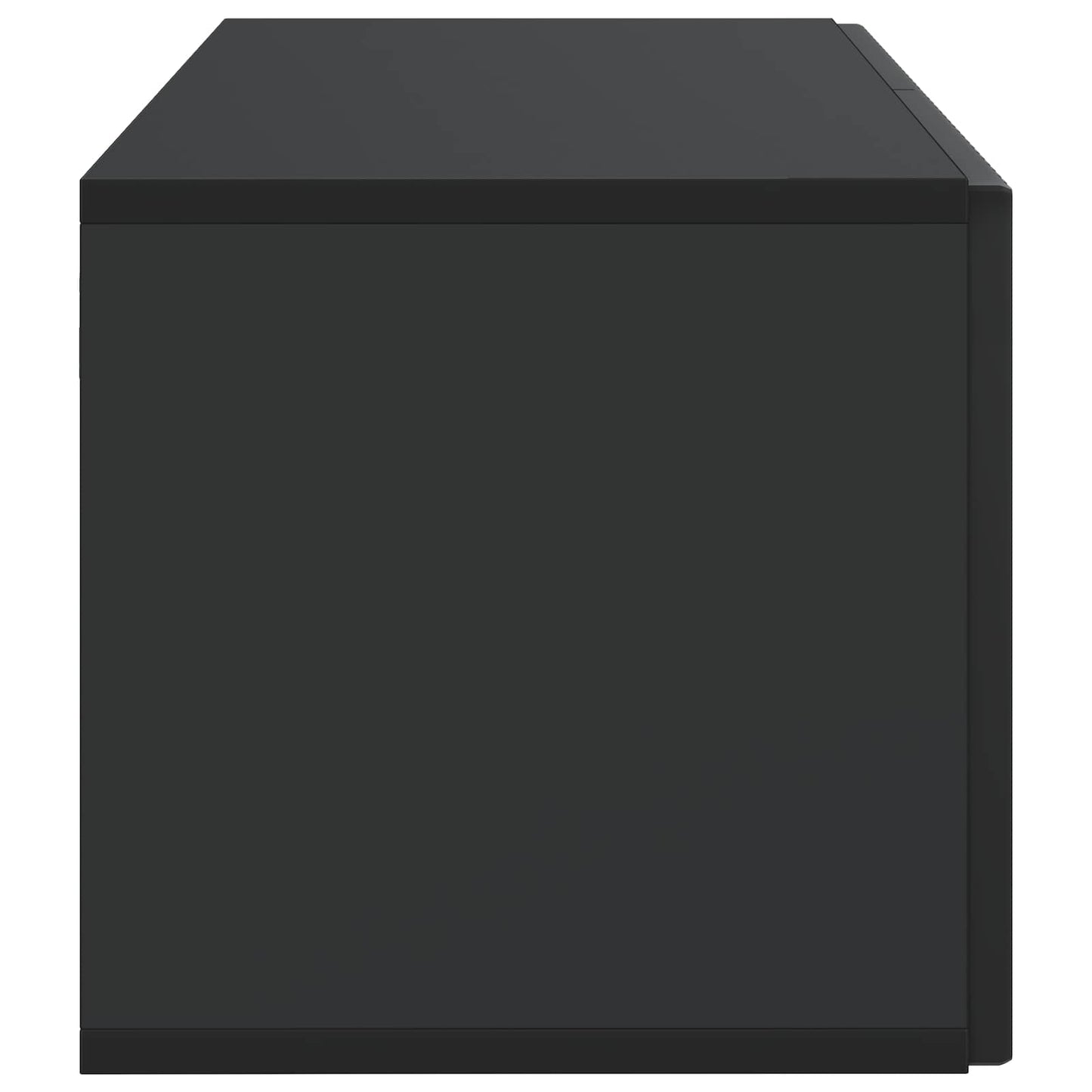 Wandbeugel TV-kast Zwart 59,5 x 31 x 30 cm Bewerkt hout