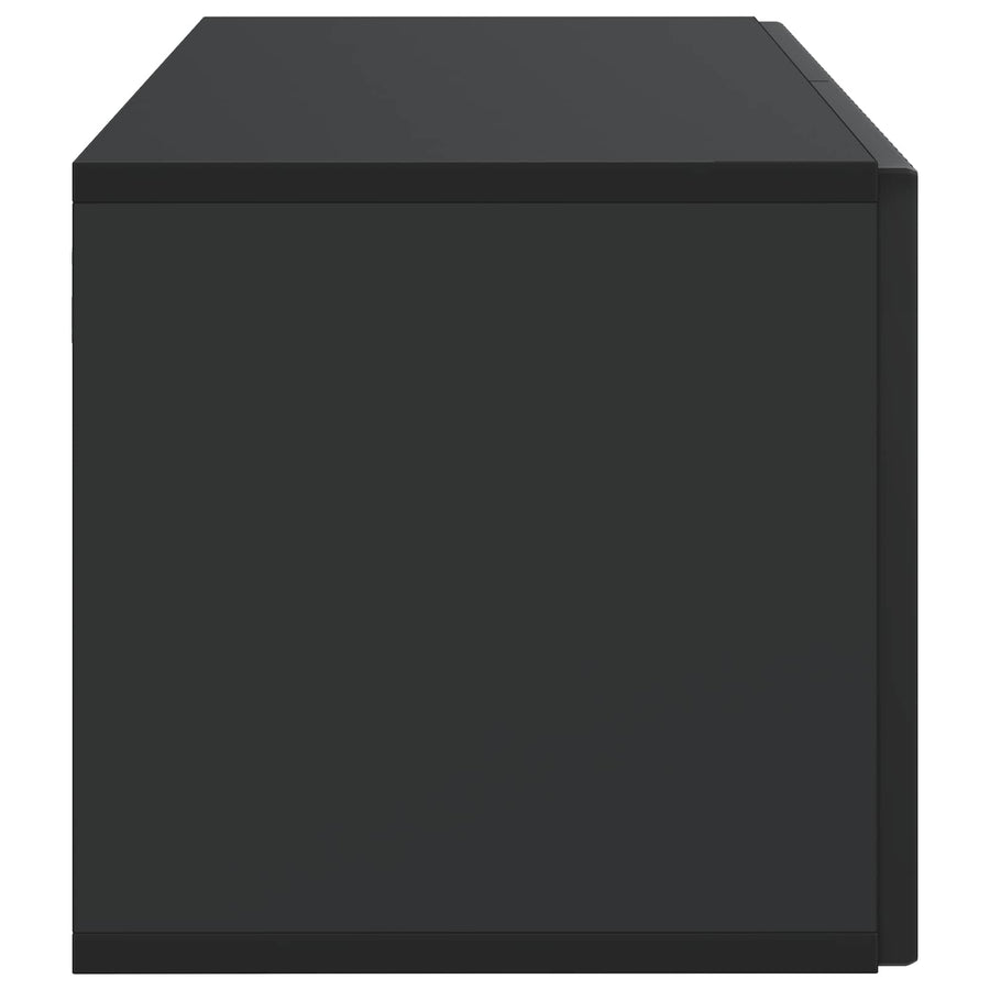 Wandbeugel TV-kast Zwart 59,5 x 31 x 30 cm Bewerkt hout