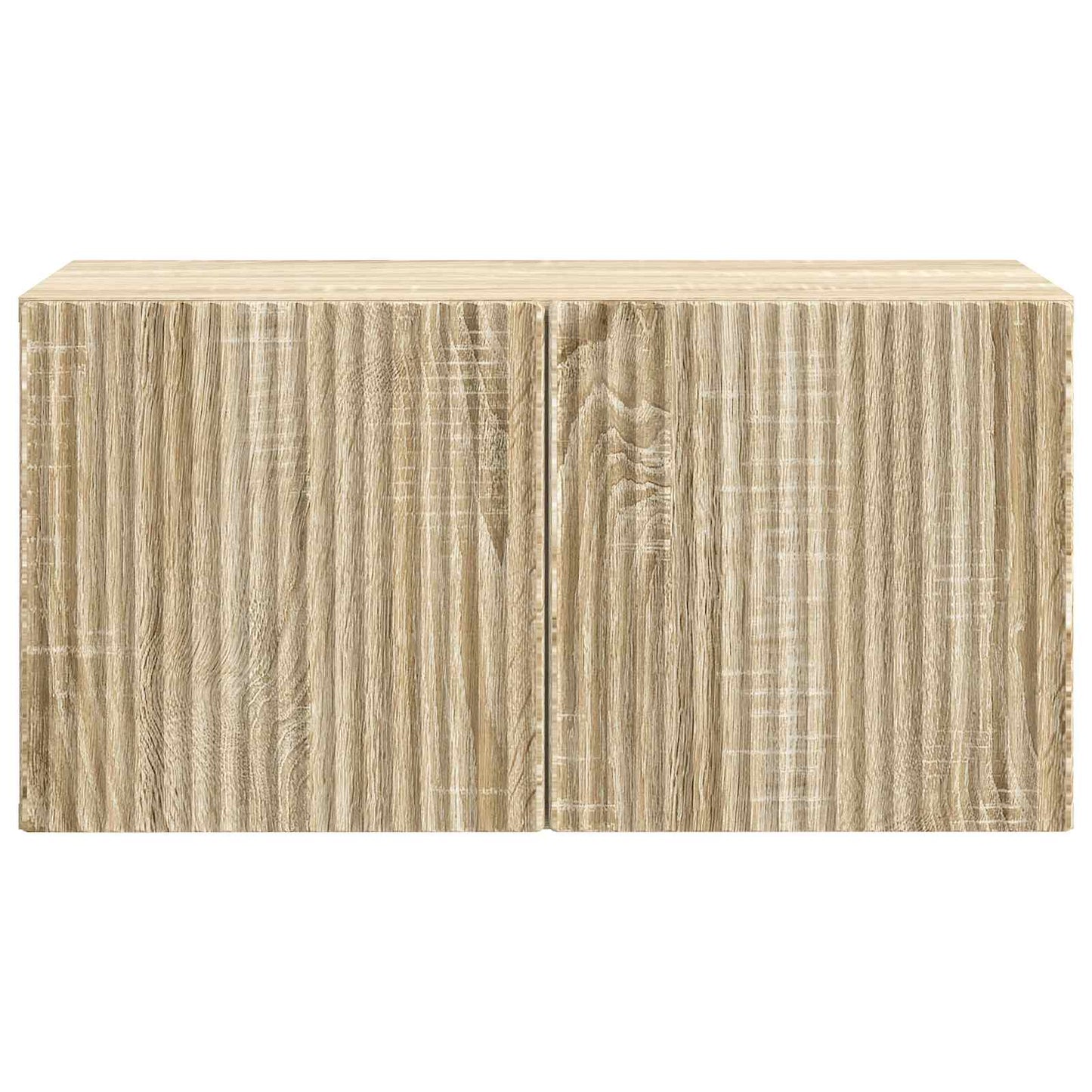 Wandbeugel TV-kast Sonoma Eiken 59,5 x 31 x 30 cm Bewerkt hout