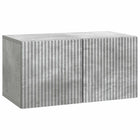 Tv-kast 59,5x31x30 cm betongrijs bewerkt hout