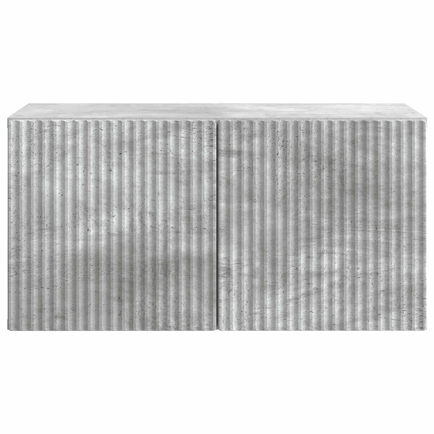 Wandbeugel TV-kast Betongrijs 59,5 x 31 x 30 cm Bewerkt hout