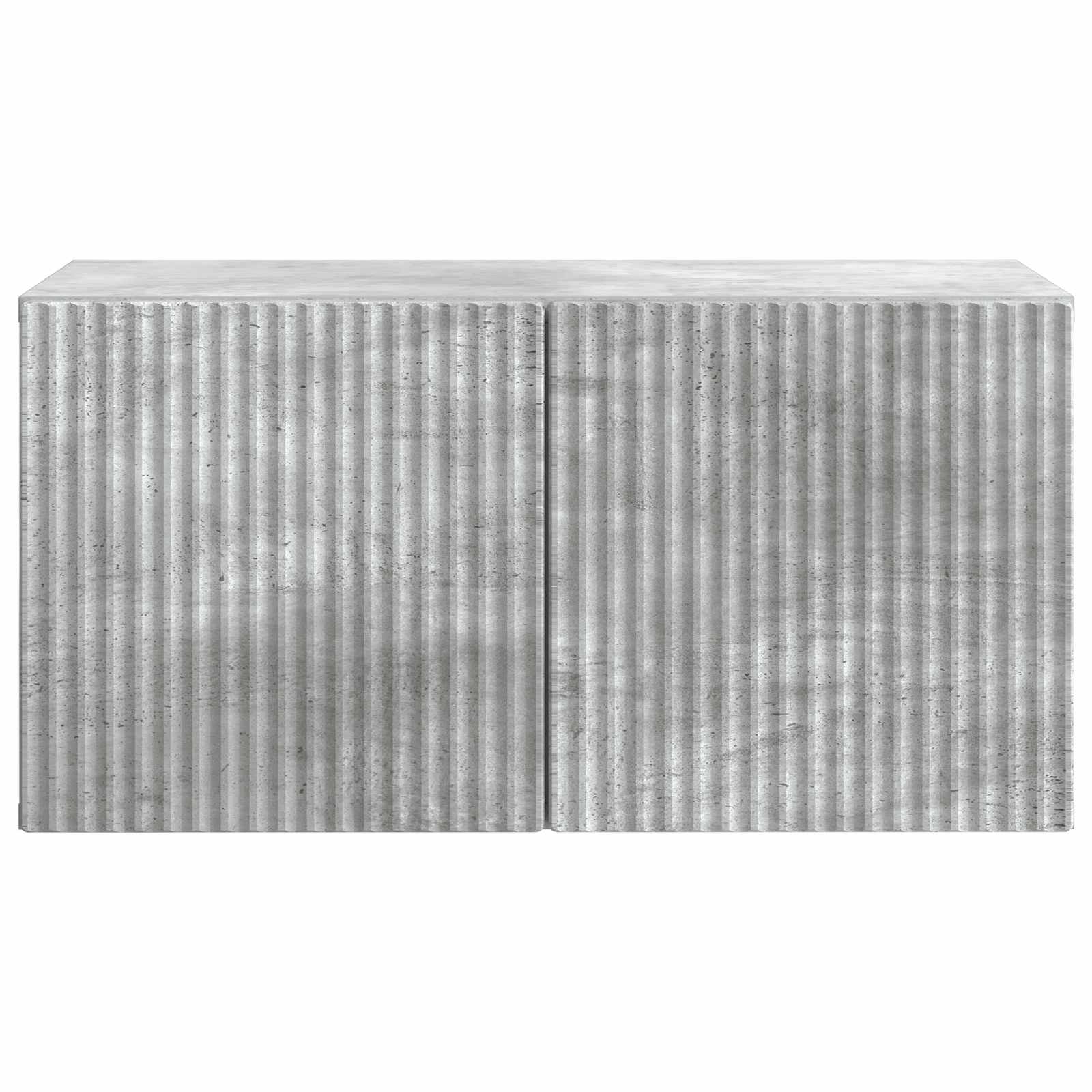 Wandbeugel TV-kast Betongrijs 59,5 x 31 x 30 cm Bewerkt hout