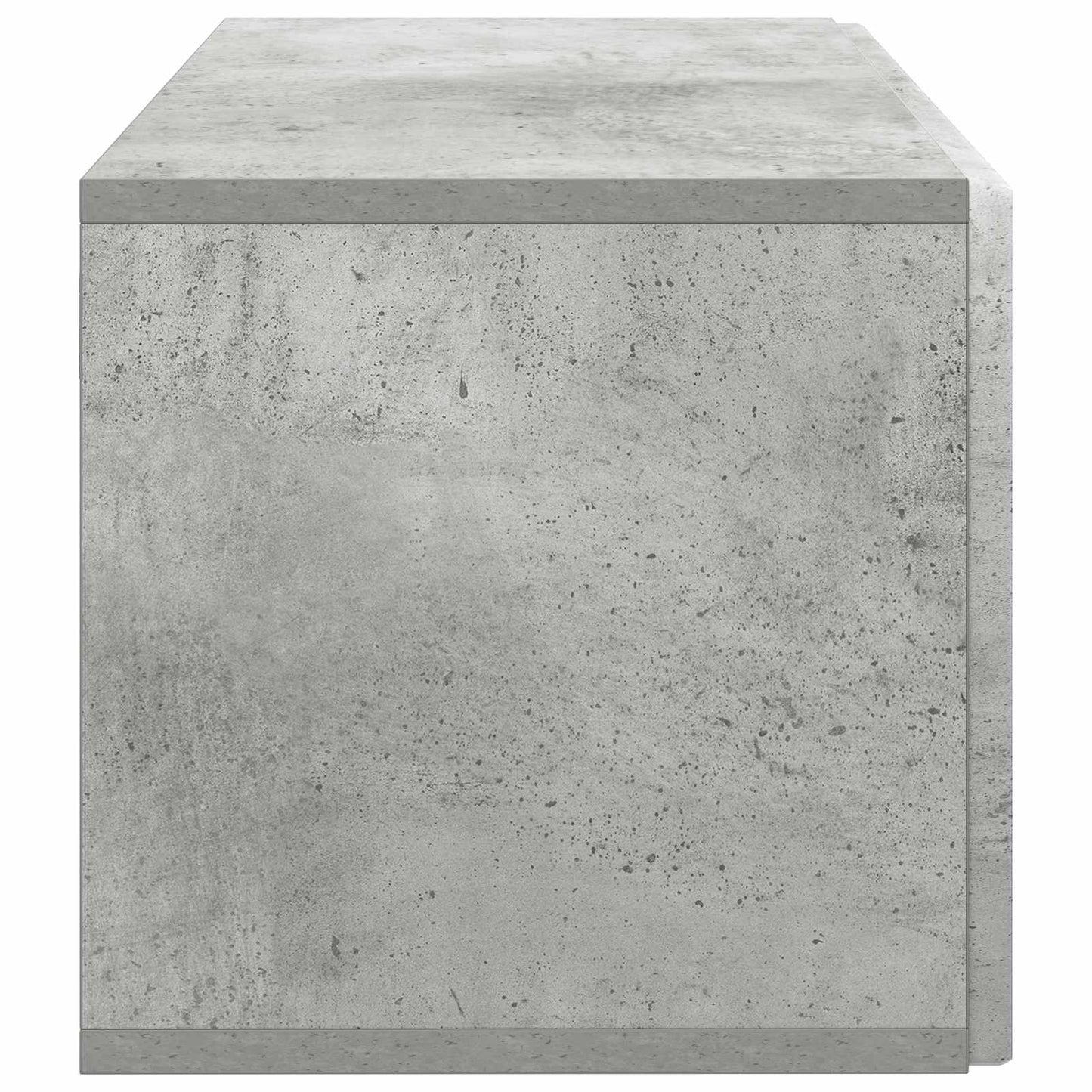 Wandbeugel TV-kast Betongrijs 59,5 x 31 x 30 cm Bewerkt hout