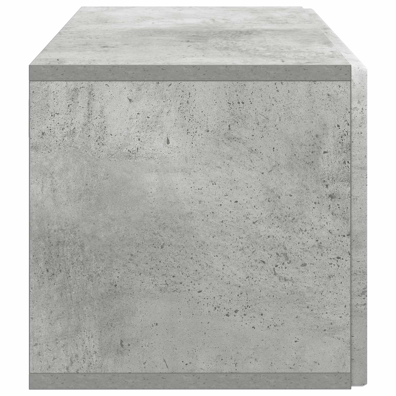Wandbeugel TV-kast Betongrijs 59,5 x 31 x 30 cm Bewerkt hout