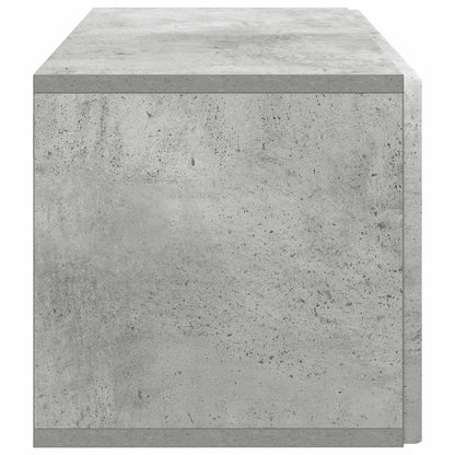 Wandbeugel TV-kast Betongrijs 59,5 x 31 x 30 cm Bewerkt hout