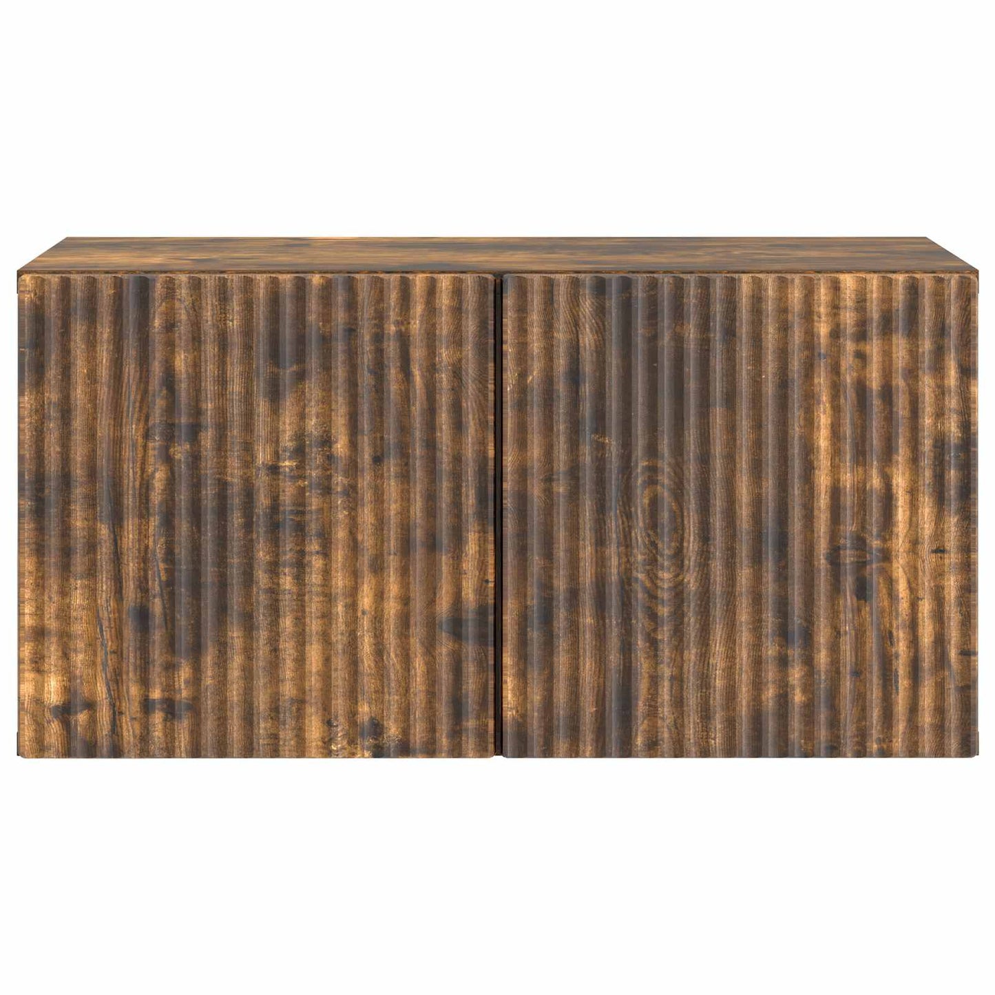 Wandbeugel TV-kast Gerookt eiken 59,5 x 31 x 30 cm Bewerkt hout