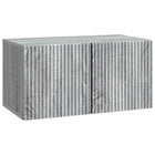 Wandkast 59,5x31x30 cm grijs sonoma bewerkt hout