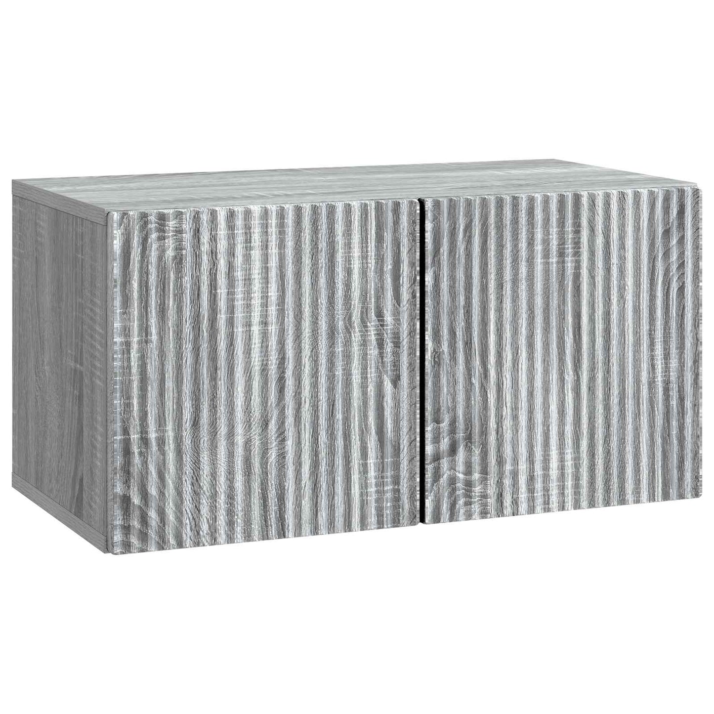 Wandbeugel TV-kast Grijs sonoma 59,5 x 31 x 30 cm Bewerkt hout