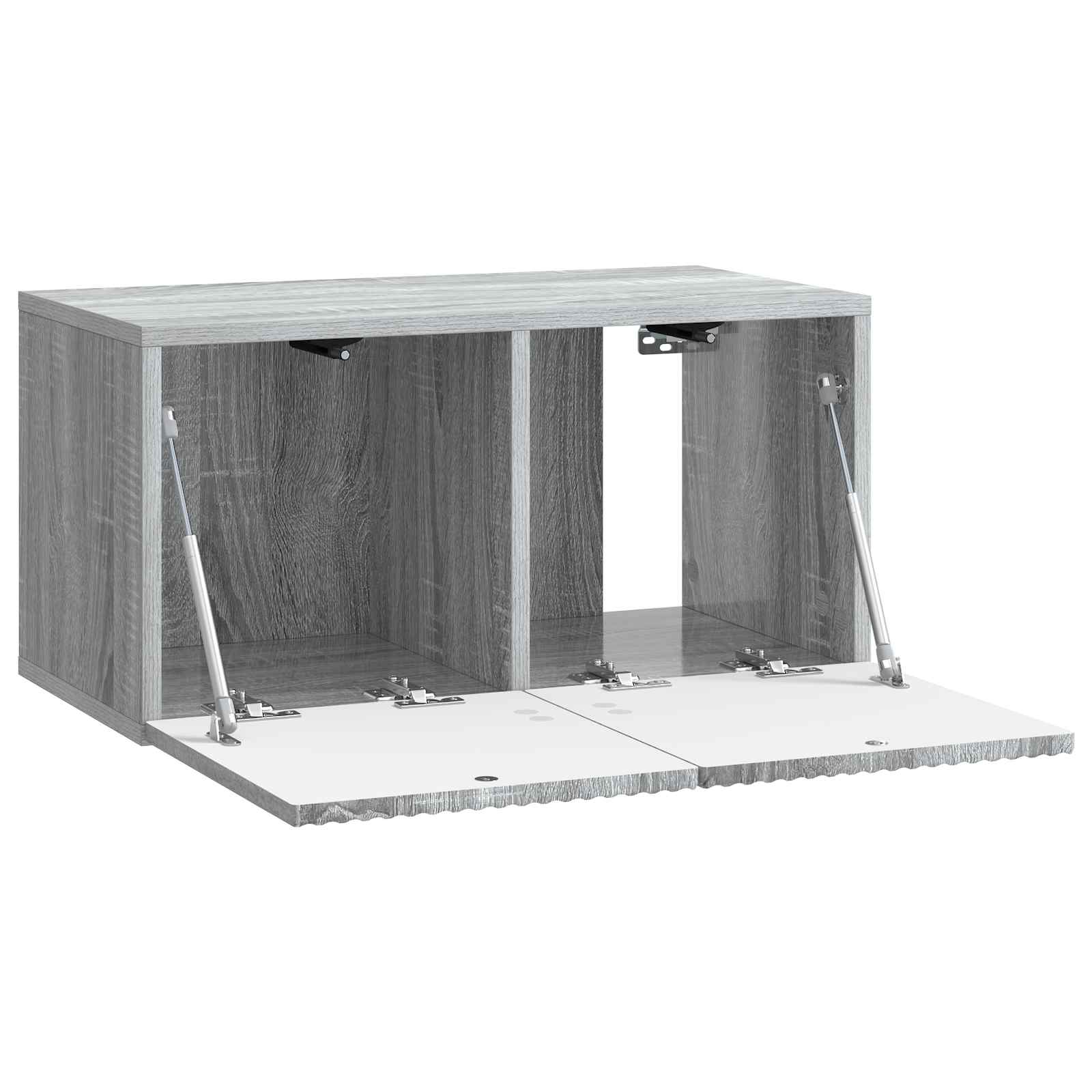 Wandbeugel TV-kast Grijs sonoma 59,5 x 31 x 30 cm Bewerkt hout