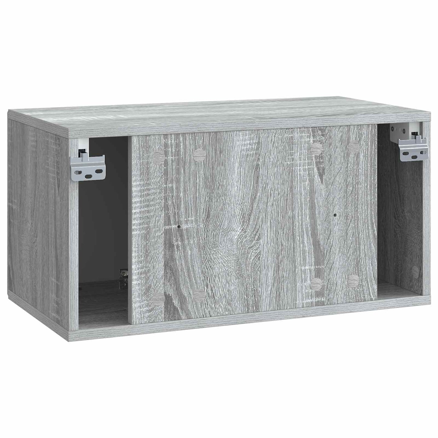 Wandbeugel TV-kast Grijs sonoma 59,5 x 31 x 30 cm Bewerkt hout