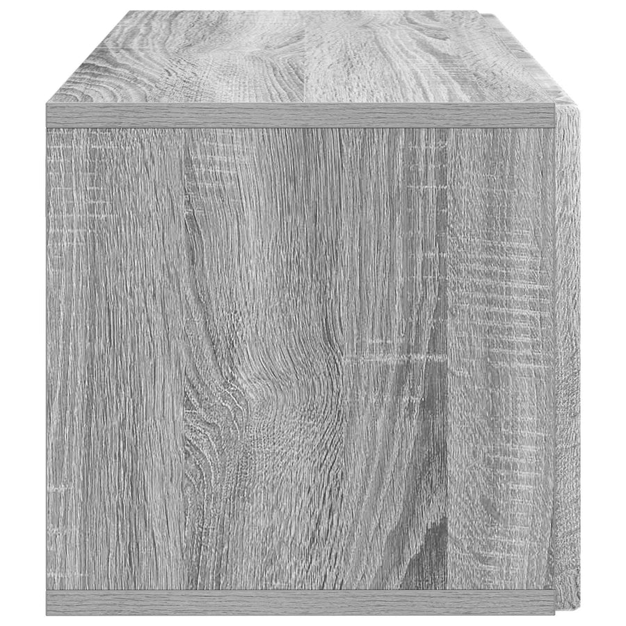 Wandbeugel TV-kast Grijs sonoma 59,5 x 31 x 30 cm Bewerkt hout