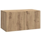 Wall bracket TV cabinet Artisanal oak 59.5 x 31 x 30 cm