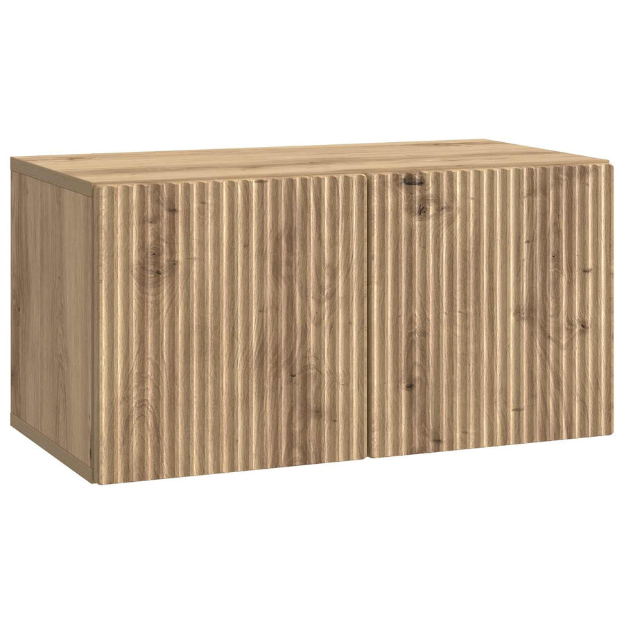 Wandbeugel TV-kast Artisanaal eiken 59,5 x 31 x 30 cm