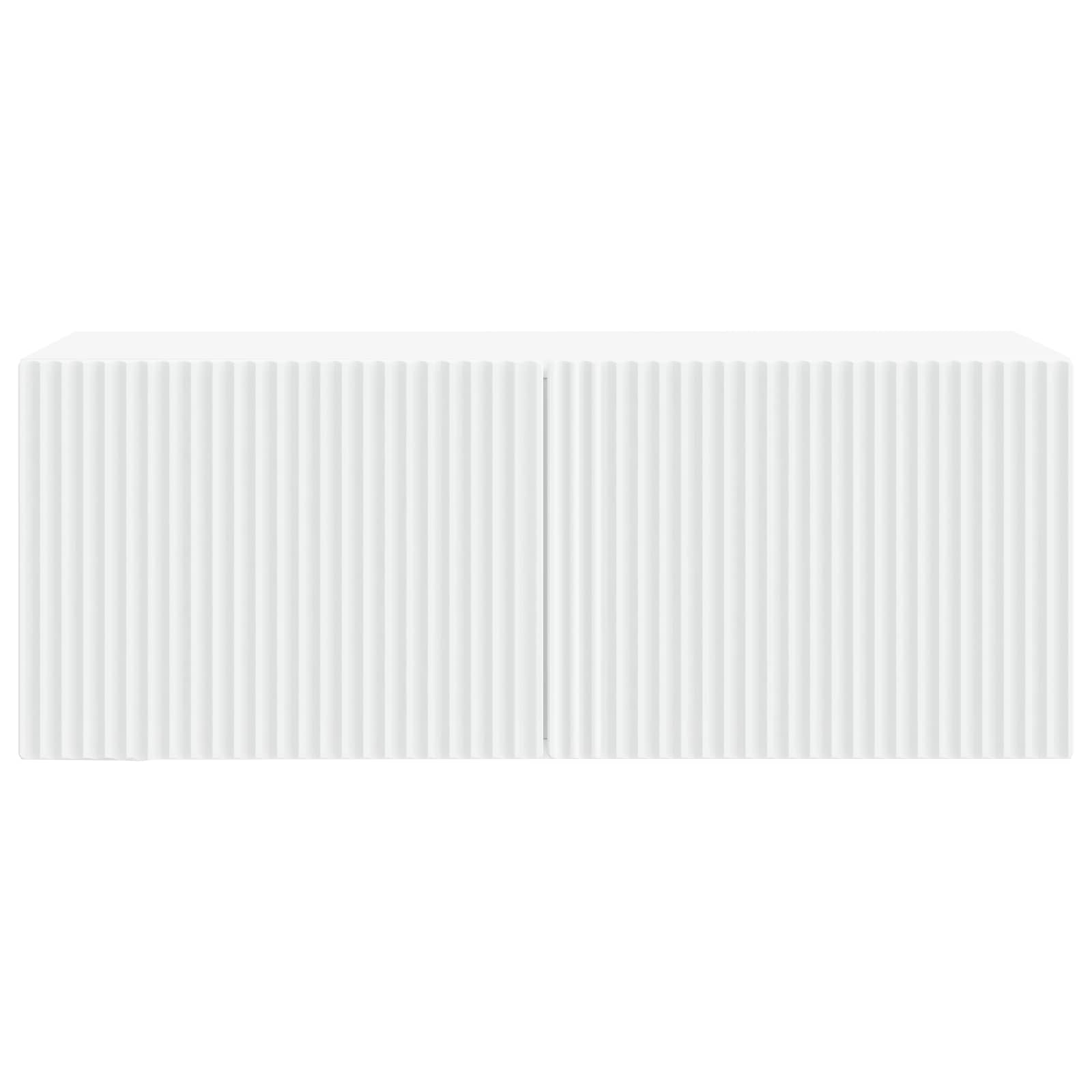 Wandbeugel TV-kast Wit 78,5 x 31 x 30 cm Bewerkt hout