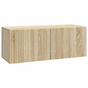 Wandkast TV 78,5x31x30 cm bewerkt hout Sonoma eiken