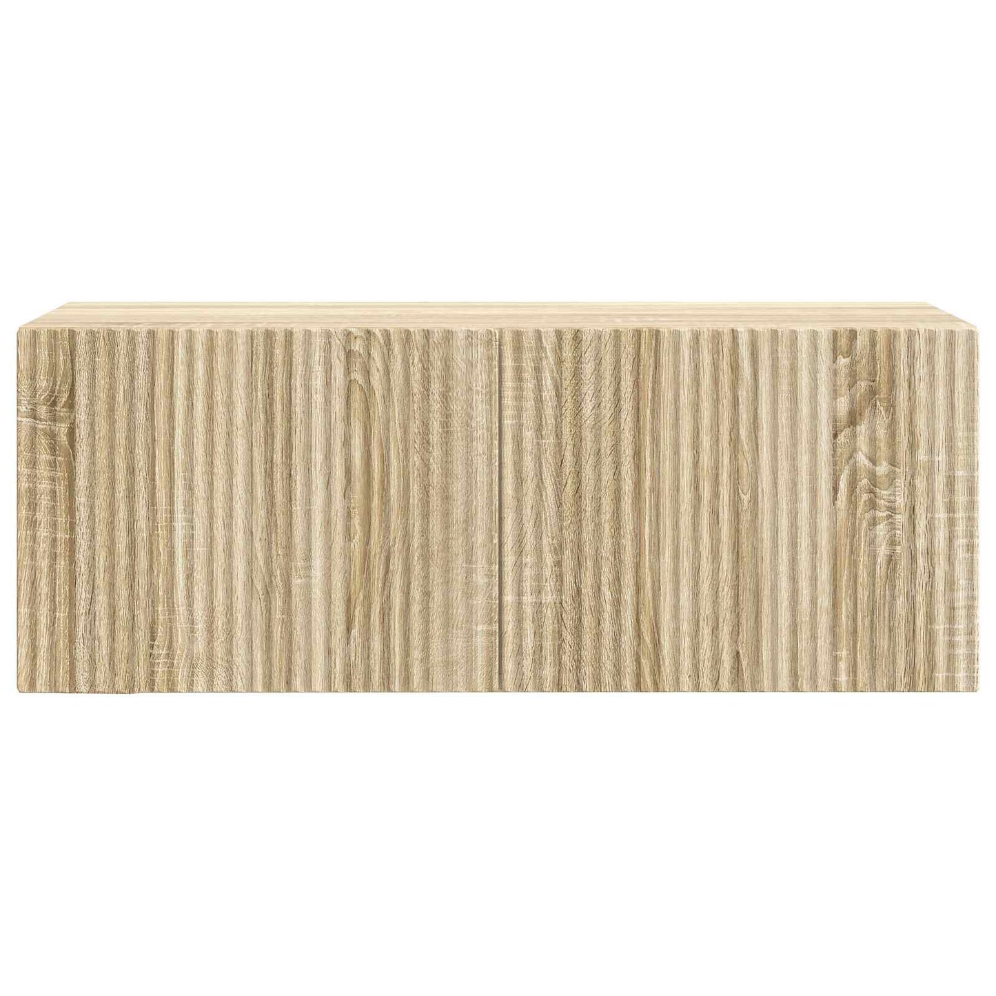 Wandbeugel TV-kast Sonoma Eiken 78,5 x 31 x 30 cm Bewerkt hout