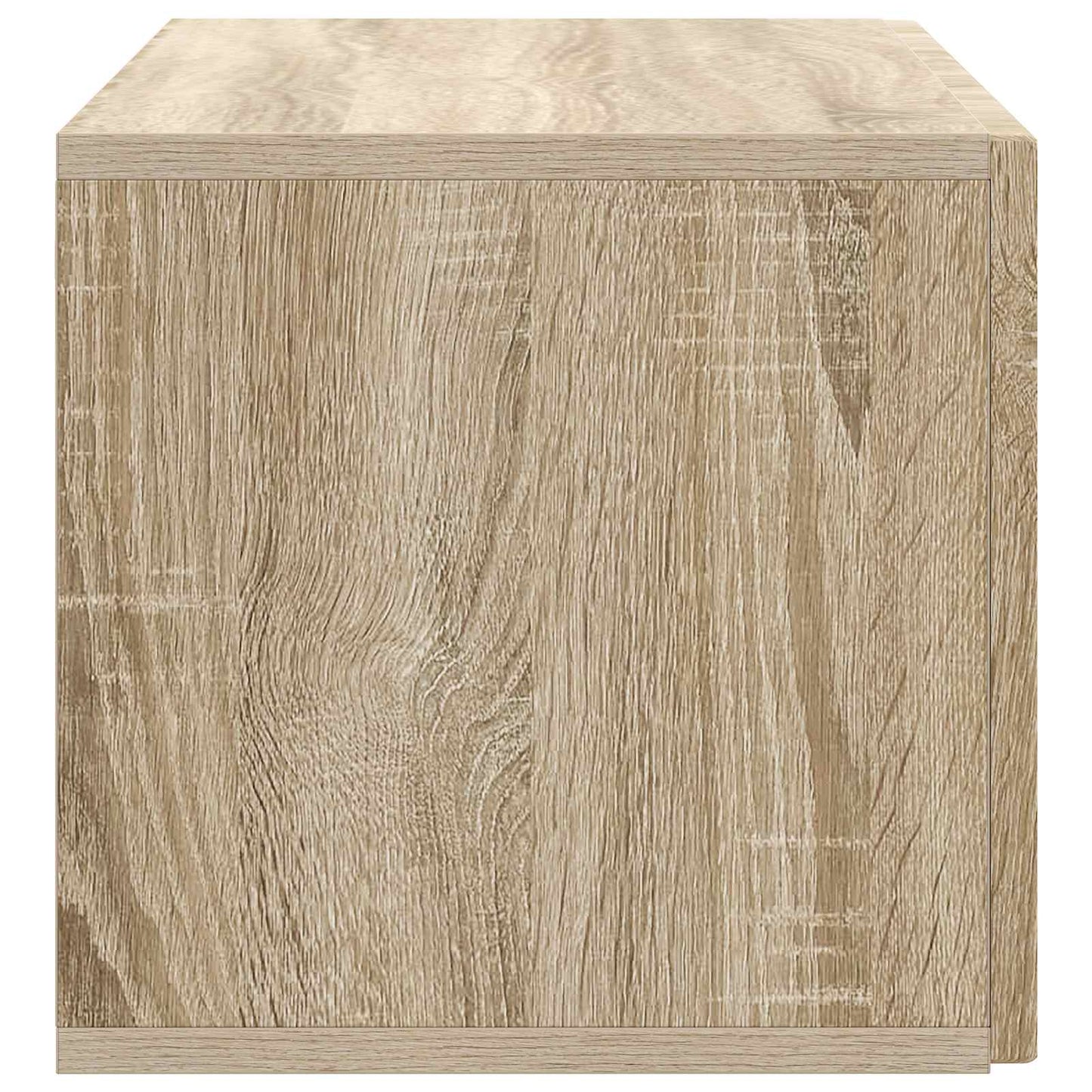 Wandbeugel TV-kast Sonoma Eiken 78,5 x 31 x 30 cm Bewerkt hout