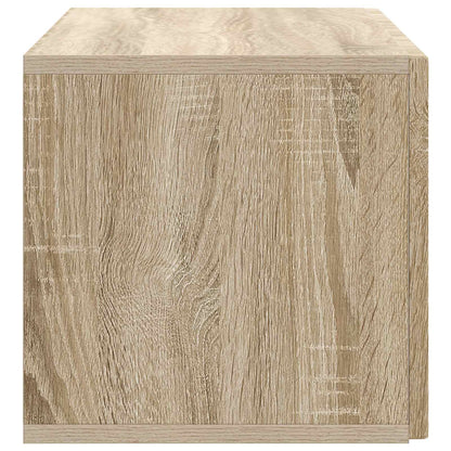 Wandbeugel TV-kast Sonoma Eiken 78,5 x 31 x 30 cm Bewerkt hout