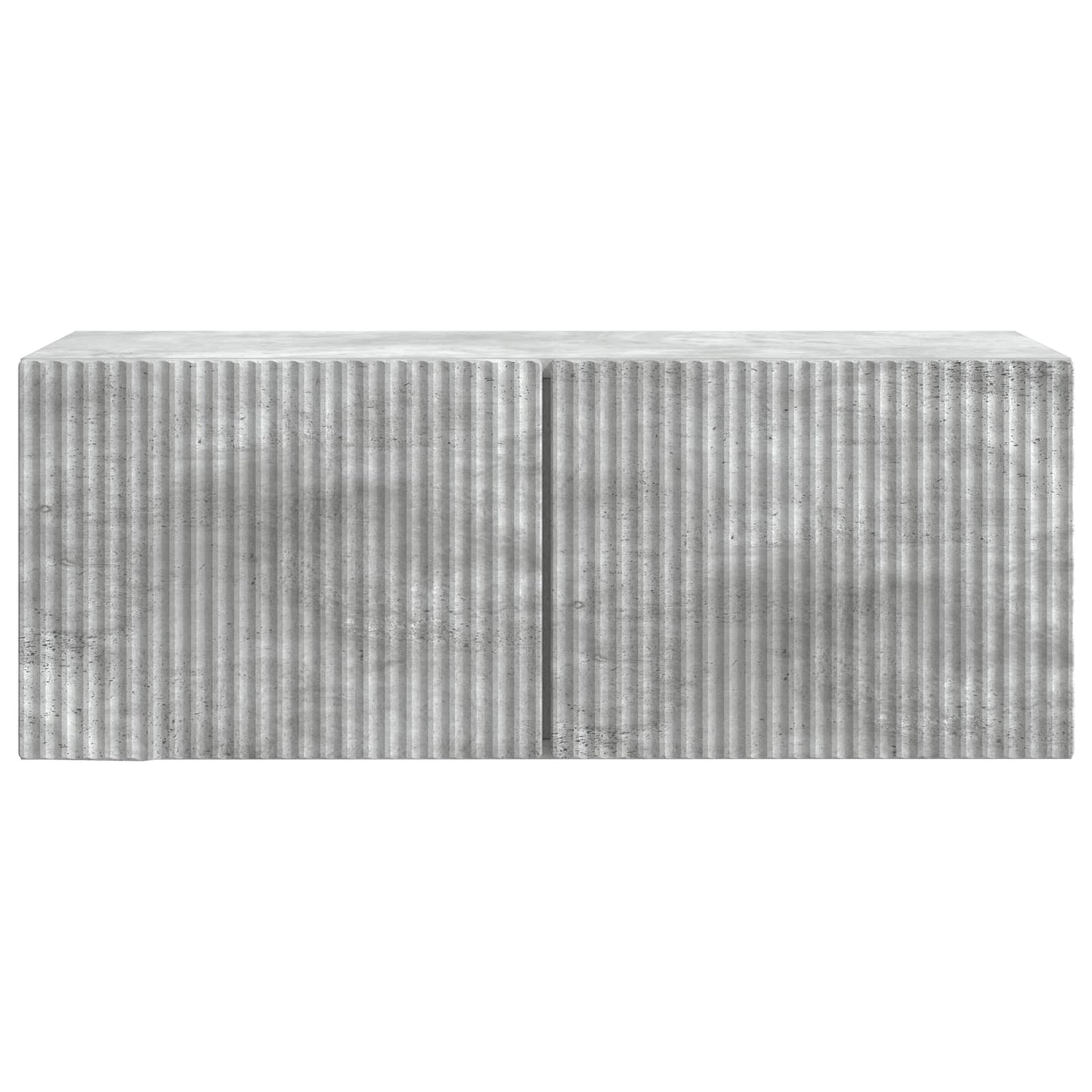Wandbeugel TV-kast Betongrijs 78,5 x 31 x 30 cm Bewerkt hout