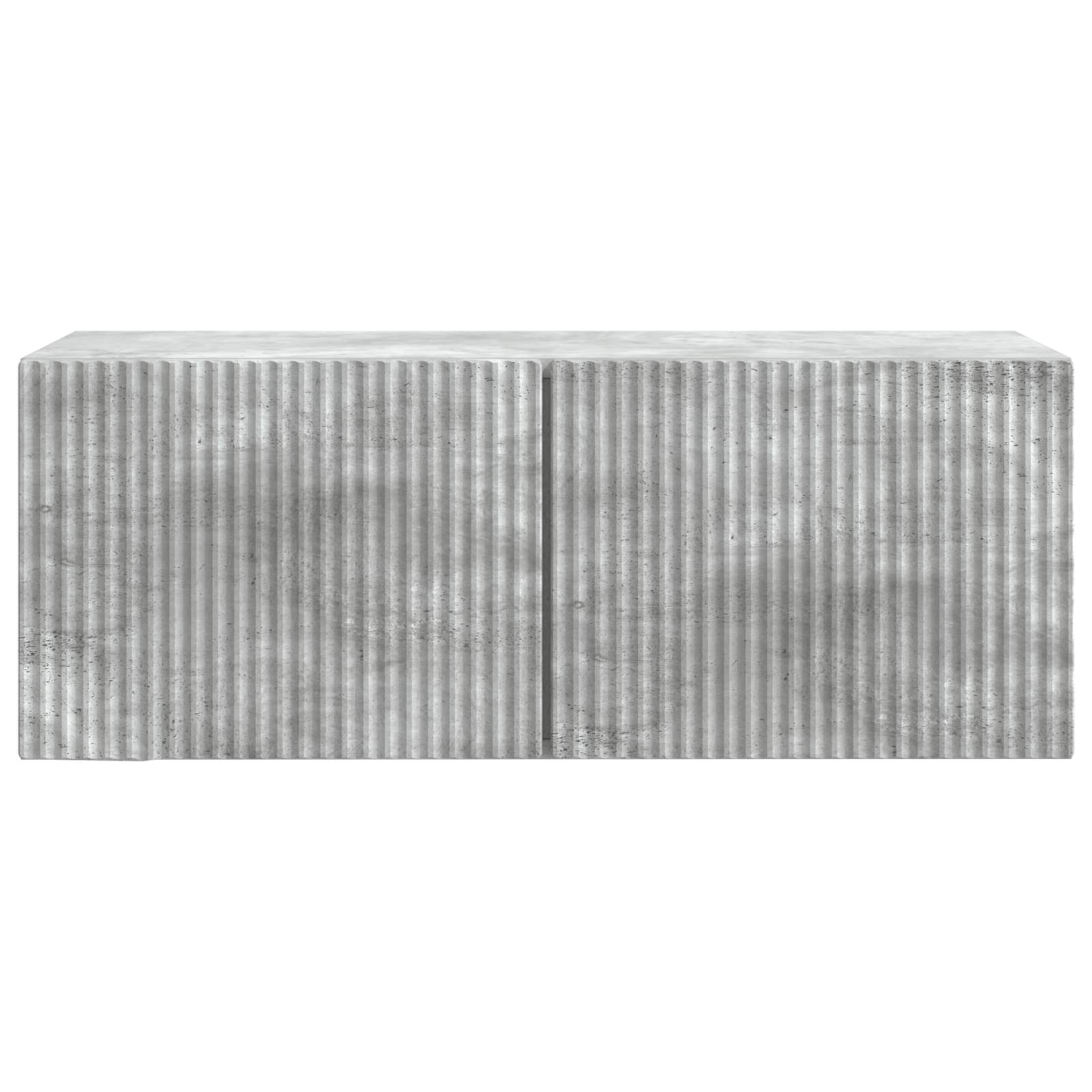 Wandbeugel TV-kast Betongrijs 78,5 x 31 x 30 cm Bewerkt hout