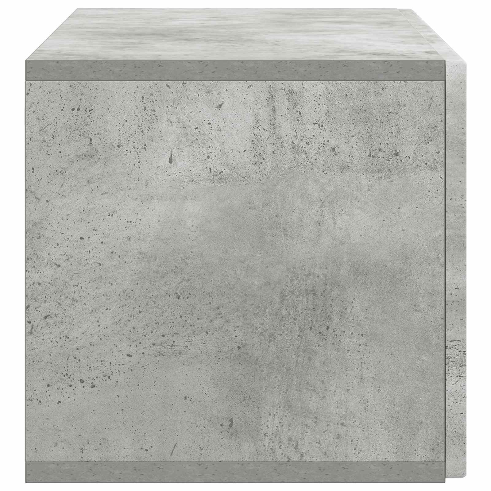 Wandbeugel TV-kast Betongrijs 78,5 x 31 x 30 cm Bewerkt hout
