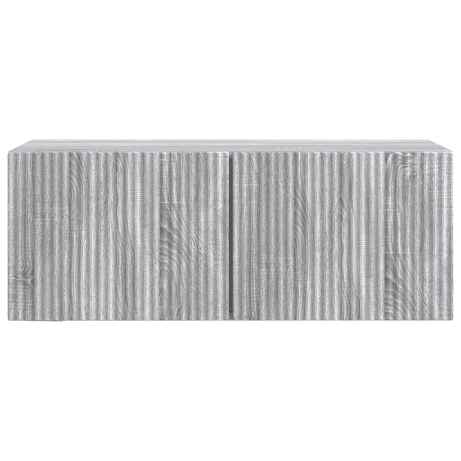 Wandbeugel TV-kast Grijs sonoma 78,5 x 31 x 30 cm Bewerkt hout