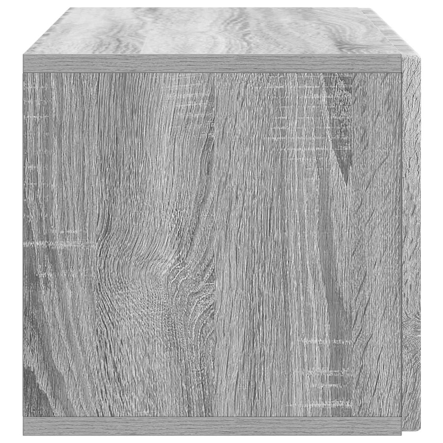Wandbeugel TV-kast Grijs sonoma 78,5 x 31 x 30 cm Bewerkt hout