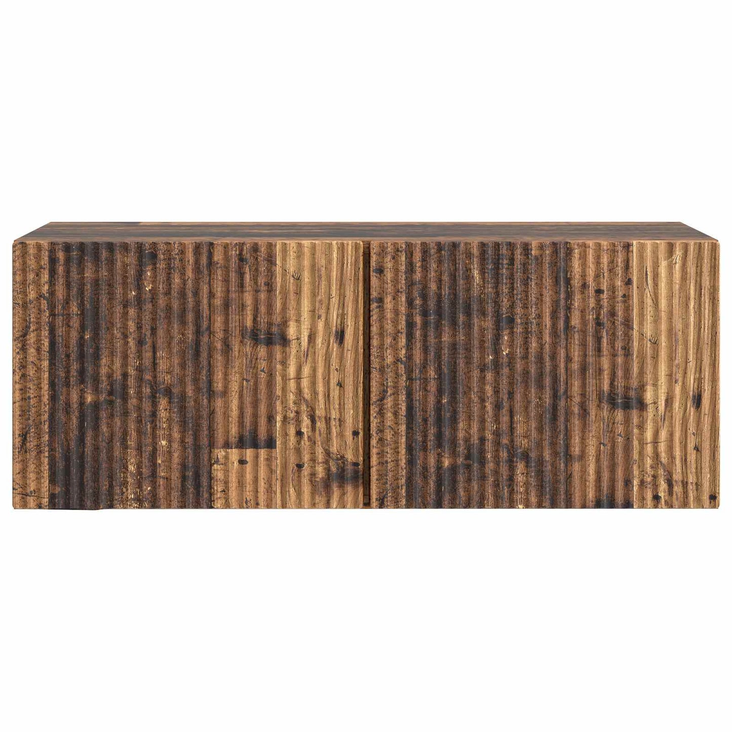 Wandbeugel TV-kast Oud hout 78,5 x 31 x 30 cm Bewerkt hout