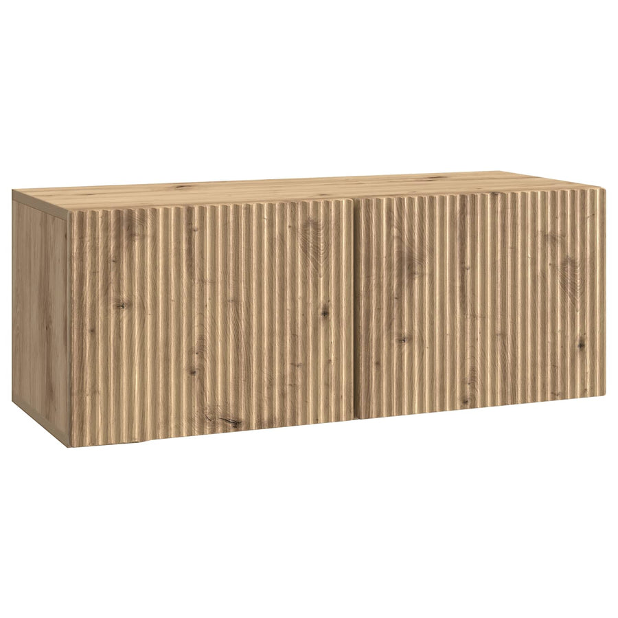 Wandbeugel TV-kast Artisanaal eiken 78,5 x 31 x 30 cm