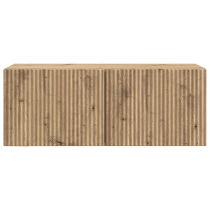 Wandbeugel TV-kast Artisanaal eiken 78,5 x 31 x 30 cm