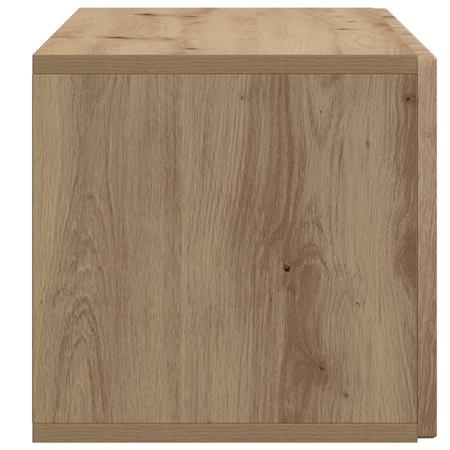 Wandbeugel TV-kast Artisanaal eiken 78,5 x 31 x 30 cm