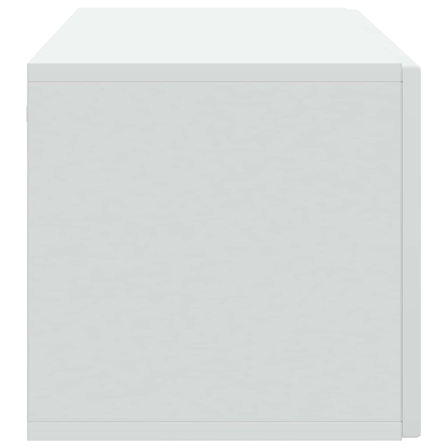 Wandbeugel TV-kast Wit 98 x 31 x 30 cm Bewerkt hout
