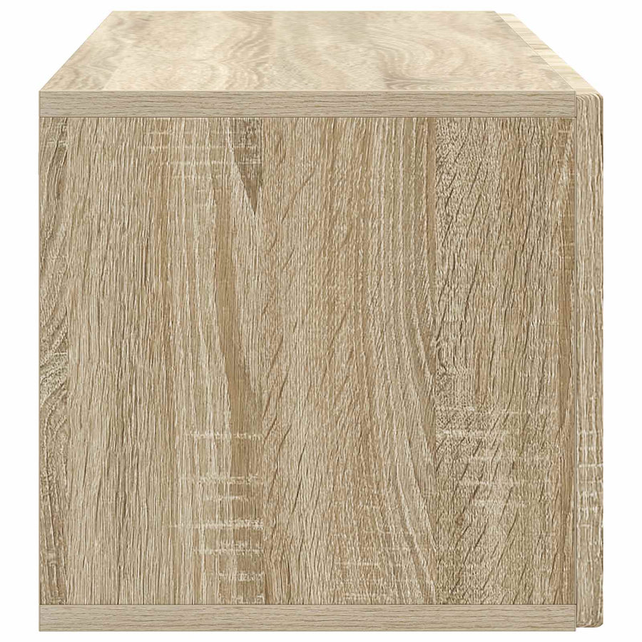 Wandbeugel TV-kast Sonoma Eiken 98 x 31 x 30 cm Bewerkt hout