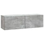 Tv-kast 98x31x30 cm betongrijs bewerkt hout